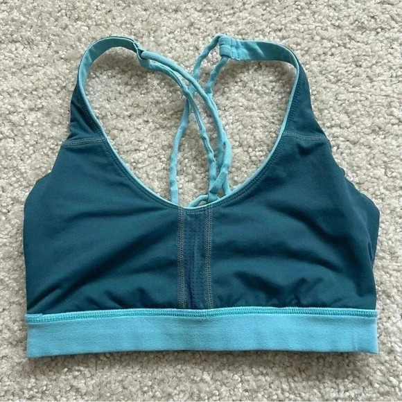 Prana Women’s Everyday Sports Bra Size XS Light Azurite Gym Active $50 - Picture 8 of 11